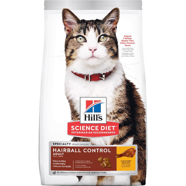 Hill's Science Diet Adult Hairball Control Dry Cat Food 4kg