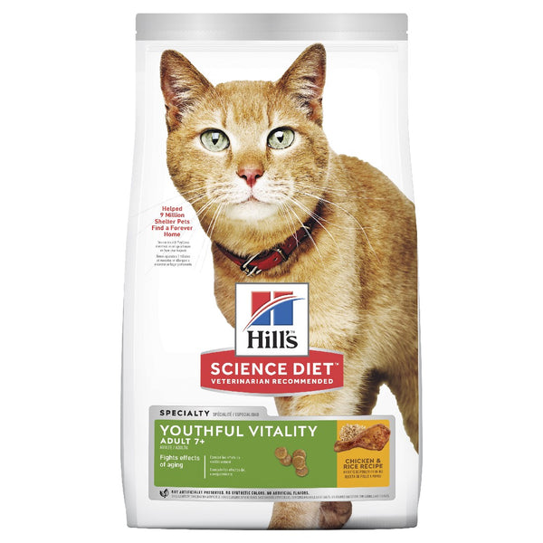 Hill's Science Diet Adult 7+ Senior Vitality Dry Cat Food 1.36kg