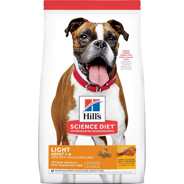 Hill's Science Diet Adult Light Dry Dog Food 3kg