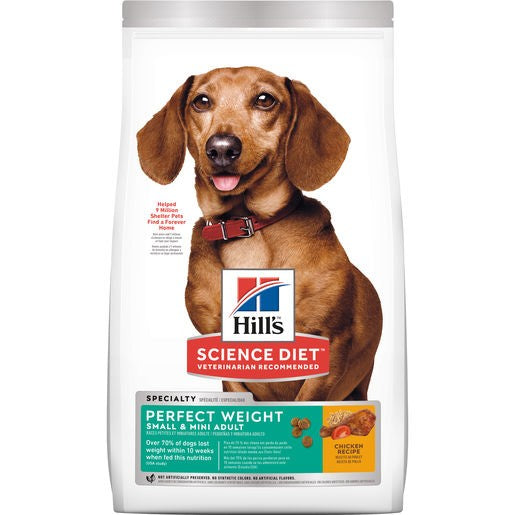 Hill's Science Diet Adult Perfect Weight Small & Mini Dry Dog Food 6.8kg