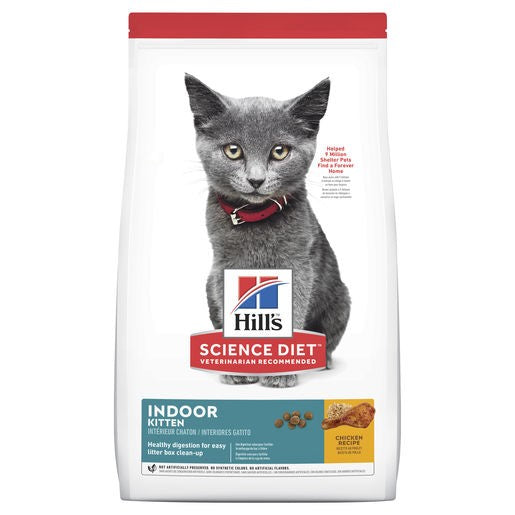 Hill's Science Diet Kitten Indoor Dry Cat Food 3.17kg