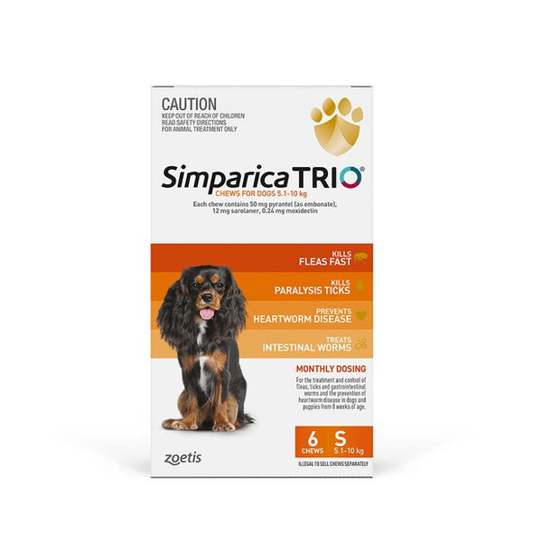 Simparica Trio 5.1-10kg 6pack