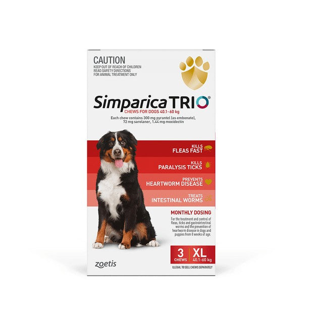 Simparica Trio 40.1-60kg 3pack