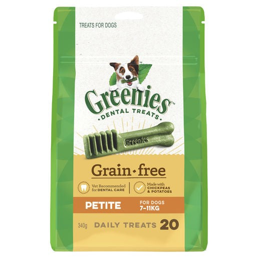 Greenies Grain Free Treat Pack 340g Petite