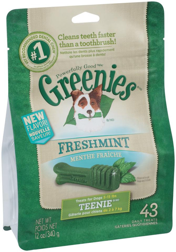Greenies Freshmint Pack 340g Teenie