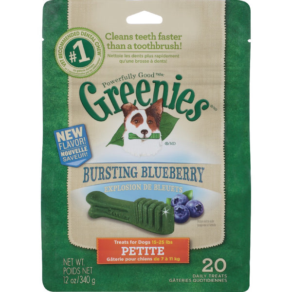 Greenies Blueberry Pack 340g Petite