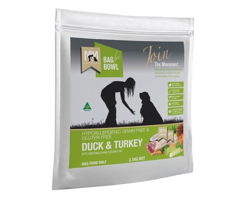 Meals For Mutts Duck & Turkey 2.5kg GLF GRF
