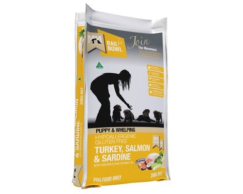 Meals For Mutts Puppy Turkey Salmon & Sardine GLF 20kg