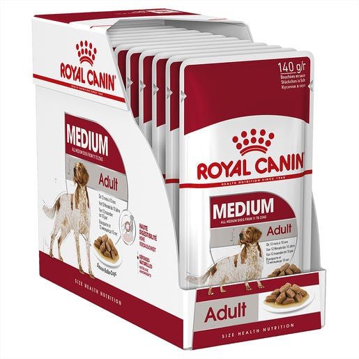 Royal Canin Medium Adult Gravy 10 X140g