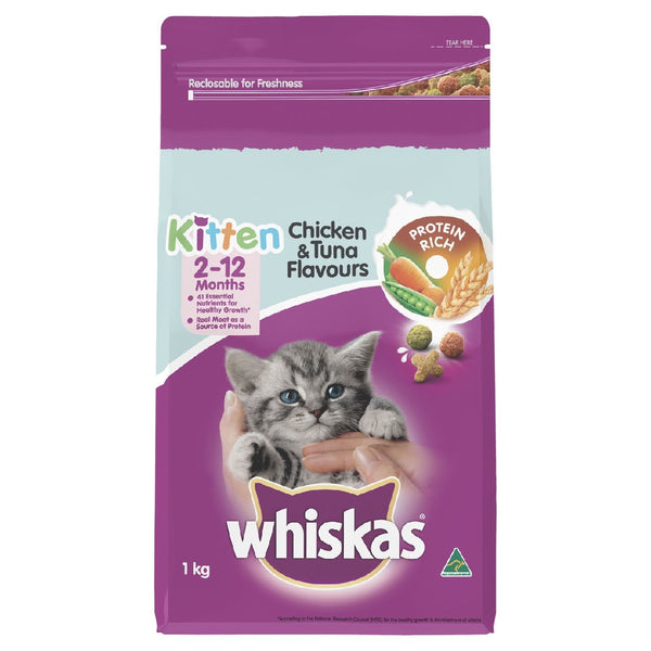 Whiskas Kitten Chicken/Tuna Vitabite 1kg
