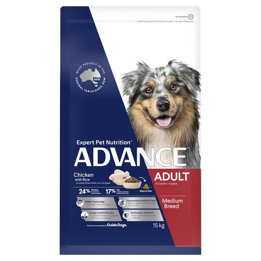 Advance Dog Adult Med Breed Chicken 15kg