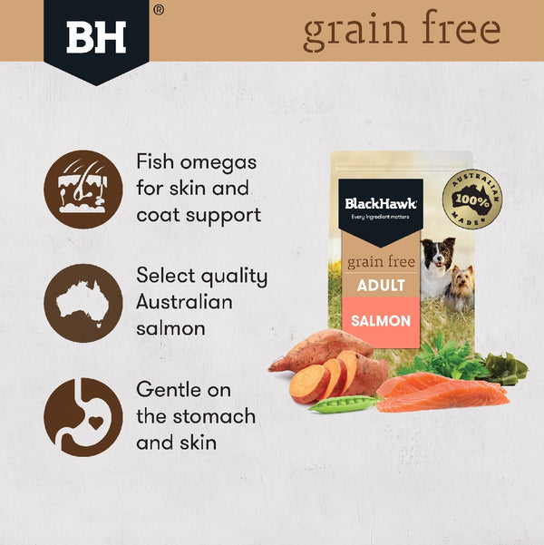 Black Hawk Adult Grain Free Salmon 2.5kg