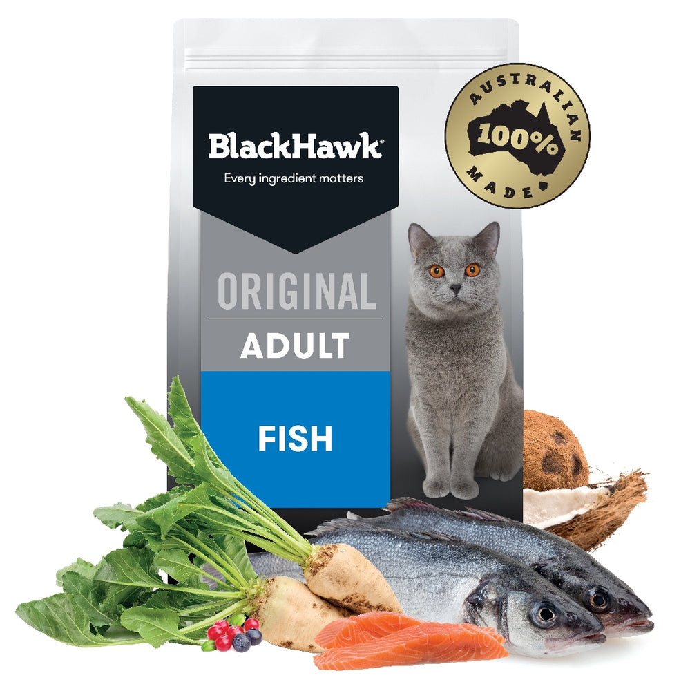 Black Hawk Fish 3kg Feline Adult