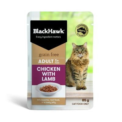Black Hawk Feline Lamb 85g ^^