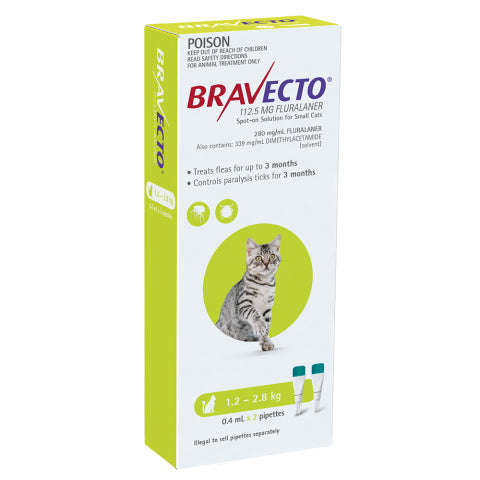 BRAVECTO CAT 1.2-2.8KG