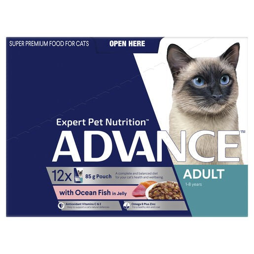 Advance Cat Ocean Fish Jelly 12x85g