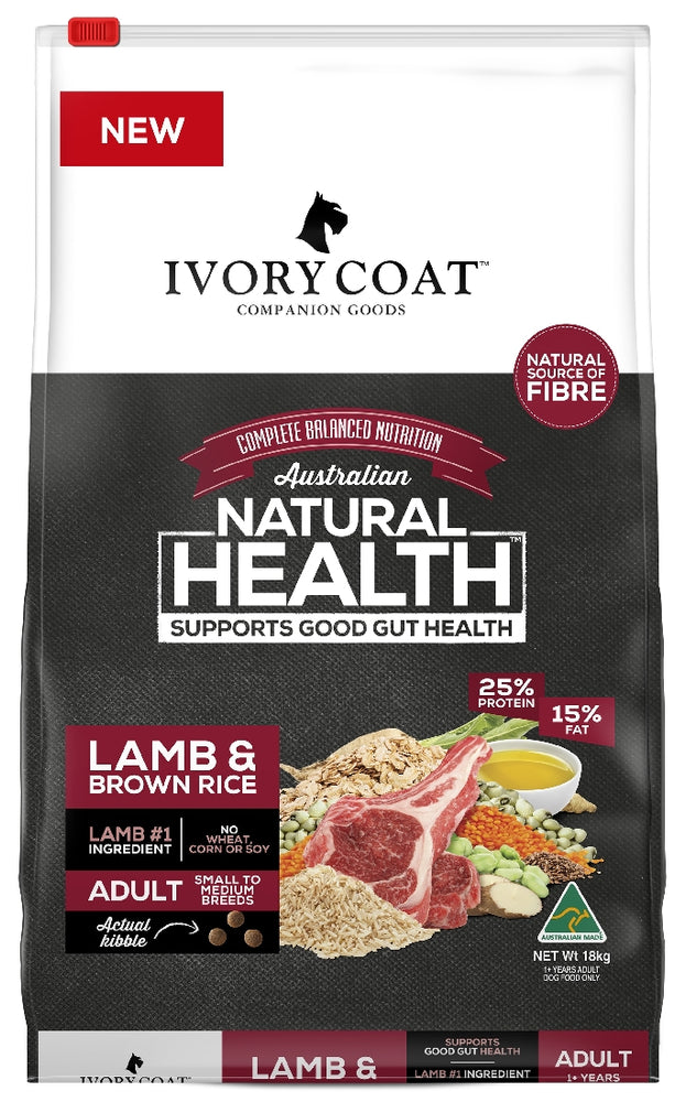 Ivory Coat Lamb Brown Rice 18kg