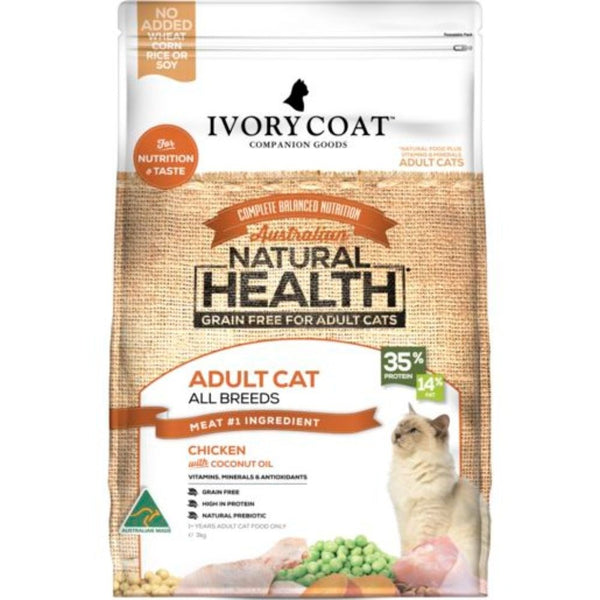 Ivory Coat Cat Adult Chicken & Coconut Oil 3kg