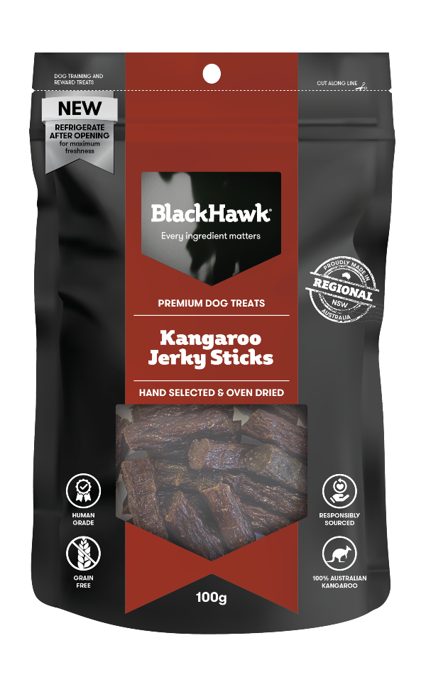 Black Hawk Kangaroo Jerky Sticks 100g
