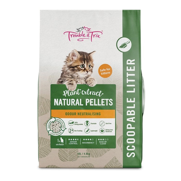 Trouble & Trix Cat Litter Natural 10lt